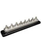 Busbar 8 poles avec couvercle..busbar batterie, busbar panneau solaire, busbar definition, dc distribution victron, bus bar, barre omnibus définition, bus barre, bus bar électrique, bus bar battery