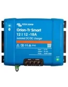 Chargeurs via alternateur : chargeurs Orion-Tr Smart, coupleurs/séparateurs Cyrix, Buck Boost DC/DC